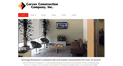 Desktop Screenshot of corvusconstruction.com